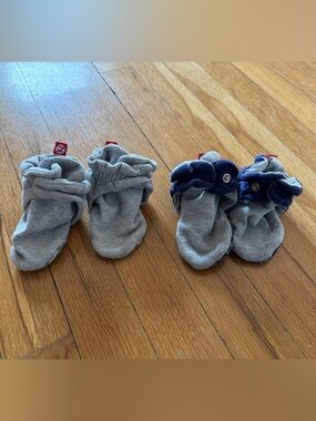 Zutano 18 month bundle cotton booties